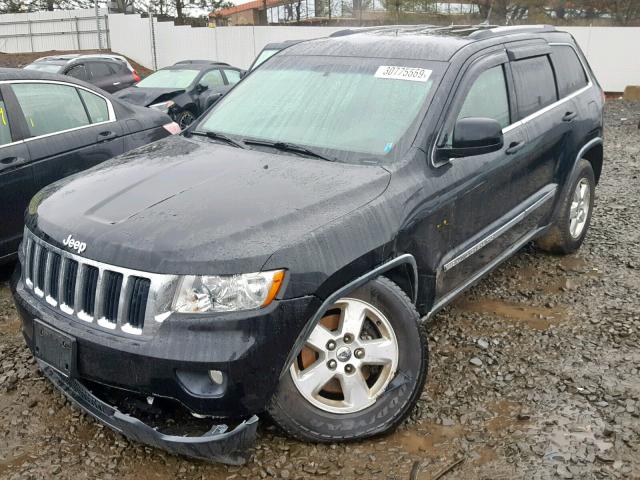 1J4RR4GG4BC506952 - 2011 JEEP GRAND CHER BLACK photo 2