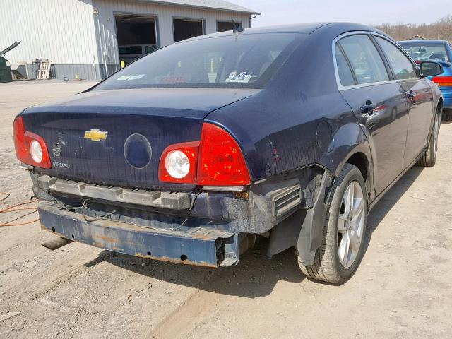 1G1ZB5EB7AF125156 - 2010 CHEVROLET MALIBU LS BLUE photo 4