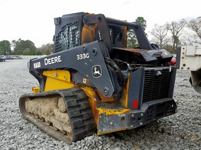 1T0333GMKJF329650 - 2018 JOHN DEERE 333G  YELLOW photo 3