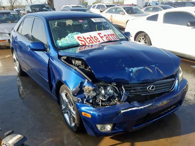 JTHBD182410014394 - 2001 LEXUS IS 300 BLUE photo 1