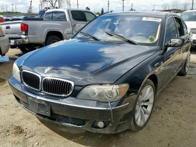 WBAHL83597DT09594 - 2007 BMW 750 I BLACK photo 2