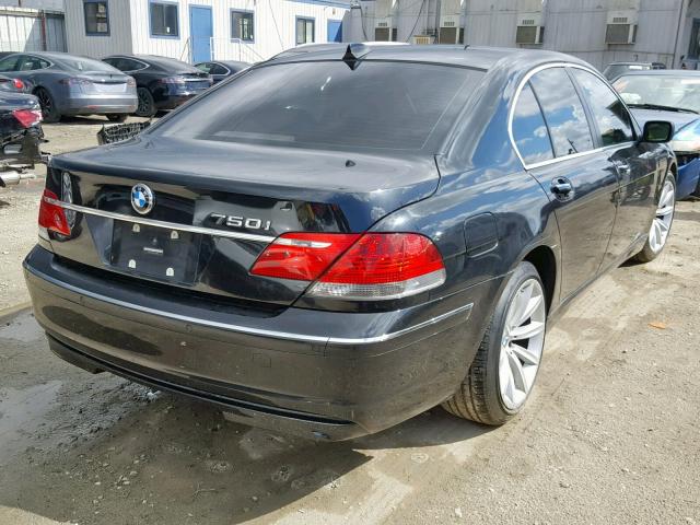 WBAHL83597DT09594 - 2007 BMW 750 I BLACK photo 4