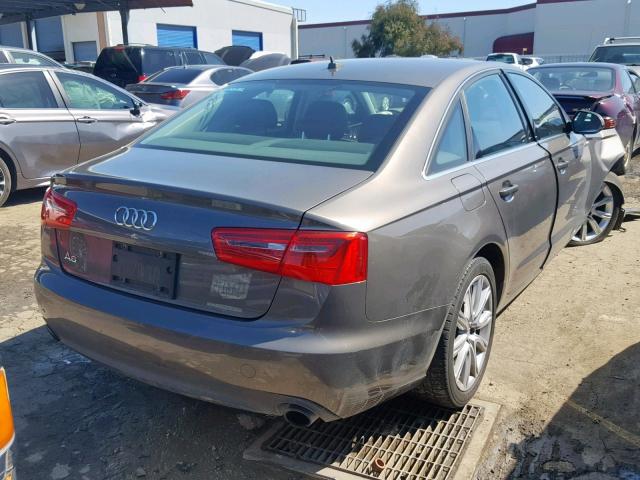 WAUCFAFC6FN008809 - 2015 AUDI A6 PREMIUM GRAY photo 4