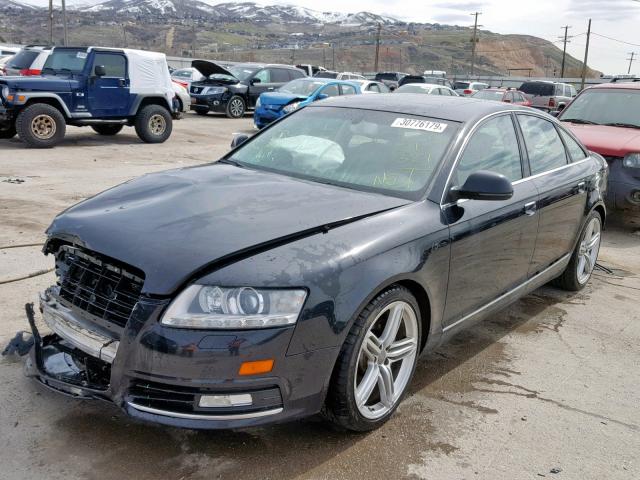 WAUKGAFB1AN065282 - 2010 AUDI A6 PRESTIG BLACK photo 2