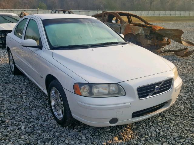 YV1RS592662540804 - 2006 VOLVO S60 2.5T WHITE photo 1