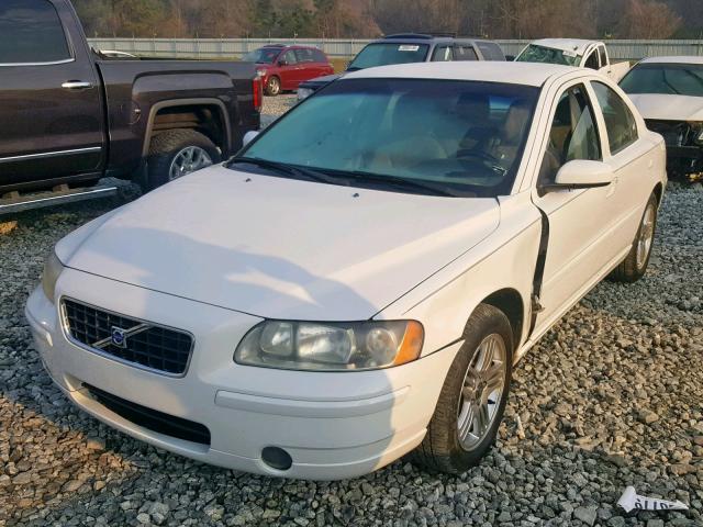 YV1RS592662540804 - 2006 VOLVO S60 2.5T WHITE photo 2