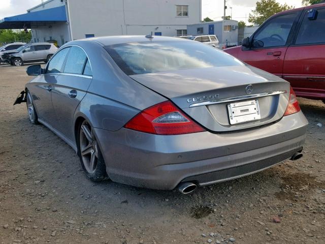 WDDDJ7CB7BA169309 - 2011 MERCEDES-BENZ CLS 550 SILVER photo 3