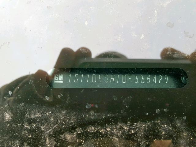 1G11D5SR1DF336429 - 2013 CHEVROLET MALIBU 1LT 红色 照片 10