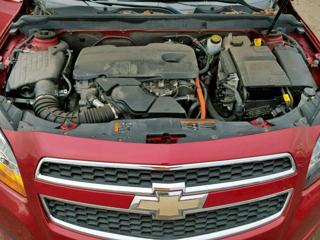 1G11D5SR1DF336429 - 2013 CHEVROLET MALIBU 1LT 红色 照片 7