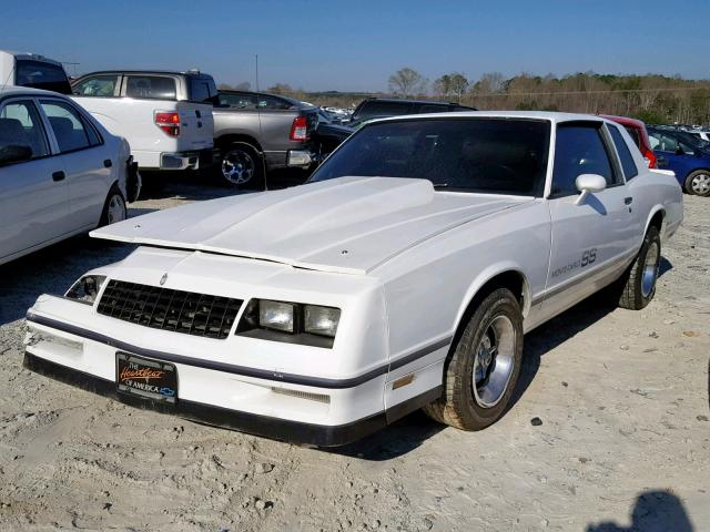 1G1AZ37G3ER213700 - 1984 CHEVROLET MONTE CARL WHITE photo 2