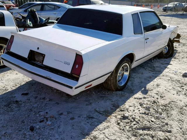 1G1AZ37G3ER213700 - 1984 CHEVROLET MONTE CARL WHITE photo 4