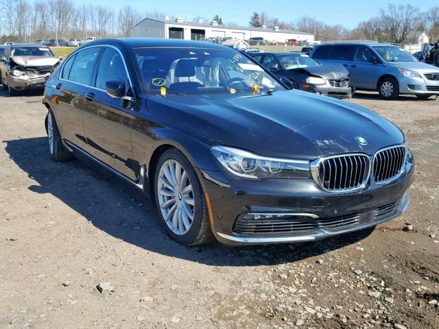 WBA7E4C51JGV23595 - 2018 BMW 740 XI BLACK photo 1