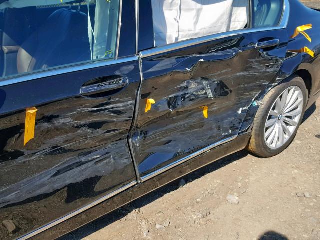 WBA7E4C51JGV23595 - 2018 BMW 740 XI BLACK photo 9