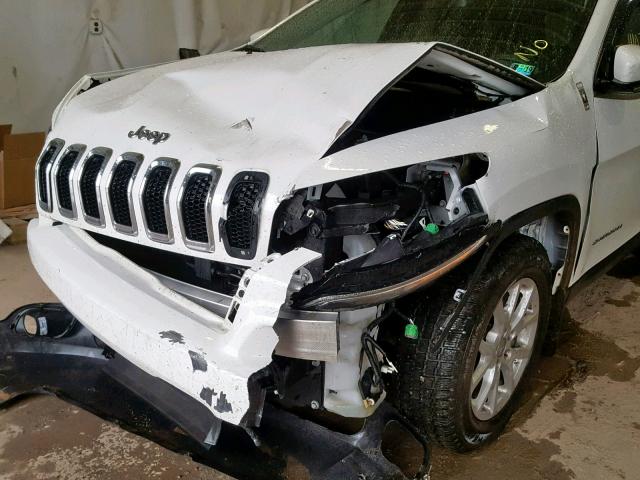 1C4PJMCS6GW114771 - 2016 JEEP CHEROKEE L WHITE photo 9