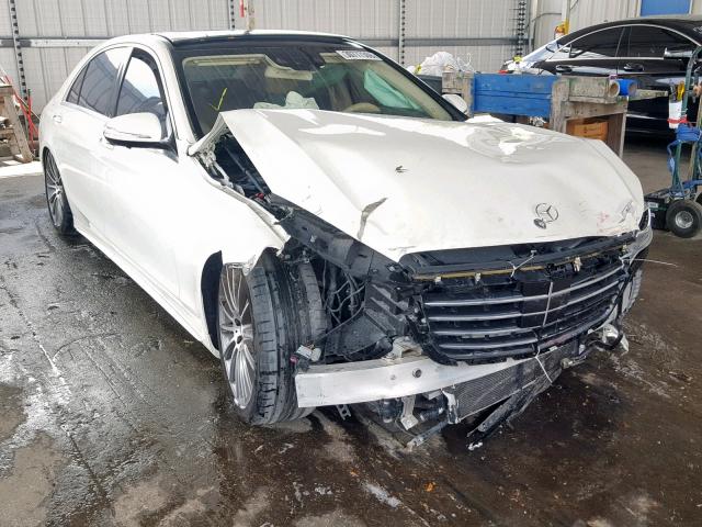 WDDUG8CB9FA076771 - 2015 MERCEDES-BENZ S 550 WHITE photo 1