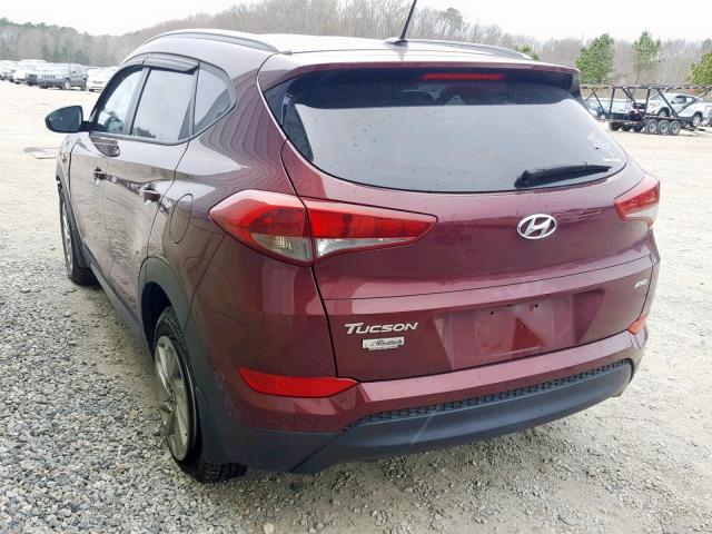 KM8J3CA4XGU021595 - 2016 HYUNDAI TUCSON LIM RED photo 3