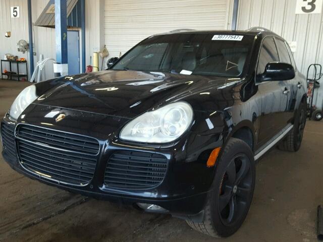 WP1AC29P54LA90787 - 2004 PORSCHE CAYENNE TU BLACK photo 2