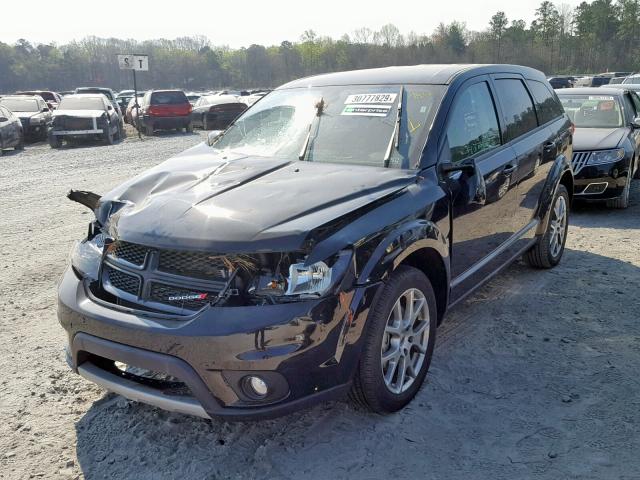 3C4PDCEGXJT472561 - 2018 DODGE JOURNEY GT BLACK photo 2