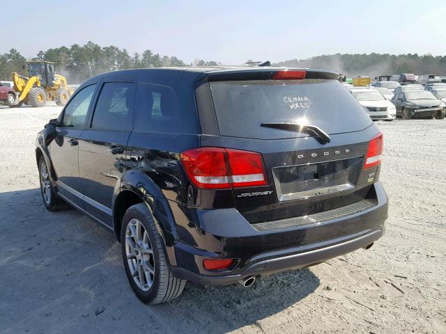 3C4PDCEGXJT472561 - 2018 DODGE JOURNEY GT BLACK photo 3