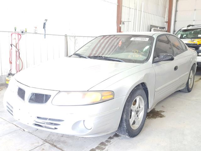 1G2HX54K014156108 - 2001 PONTIAC BONNEVILLE SILVER photo 2