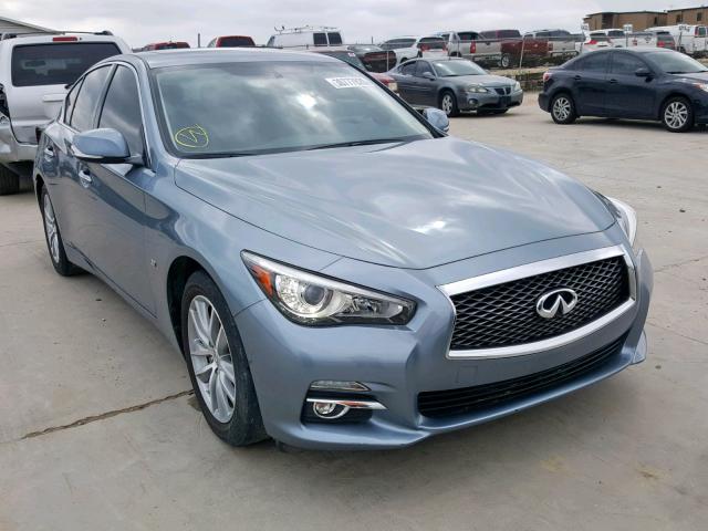 JN1BV7AP1FM345721 - 2015 INFINITI Q50 BASE BLUE photo 1