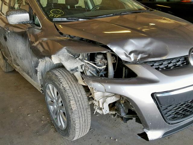 JM3ER2W5XA0309123 - 2010 MAZDA CX-7 SILVER photo 9