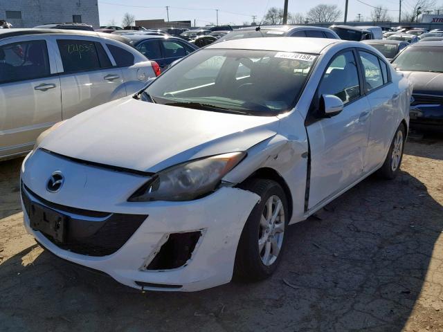 JM1BL1SF3A1133094 - 2010 MAZDA 3 I WHITE photo 2