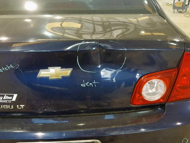 1G1ZC5E16BF264779 - 2011 CHEVROLET MALIBU 1LT ლურჯი ფოტო 9