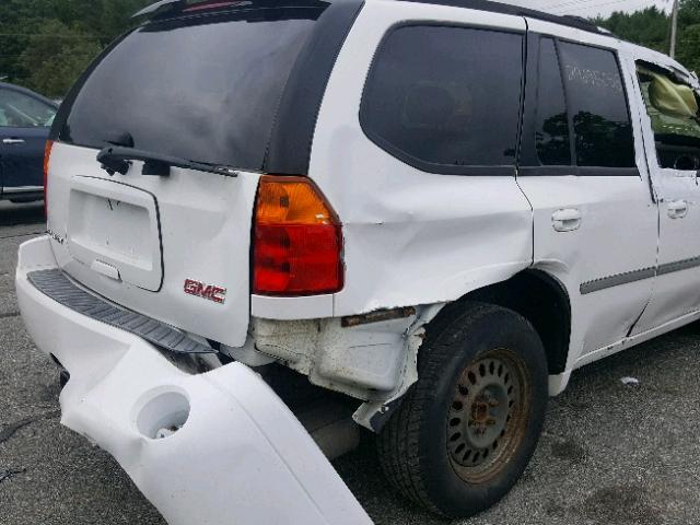 1GKDT13S882222494 - 2008 GMC ENVOY WHITE photo 9