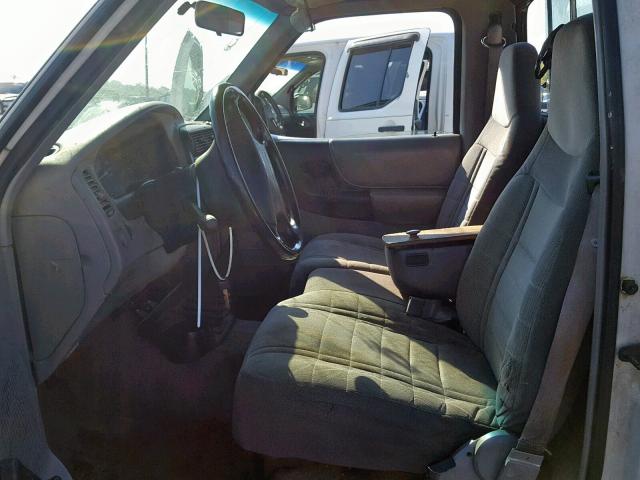 1FTCR10A2VPB02089 - 1997 FORD RANGER WHITE photo 5