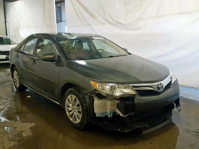 4T4BF1FKXDR323865 - 2013 TOYOTA CAMRY L GREEN photo 1