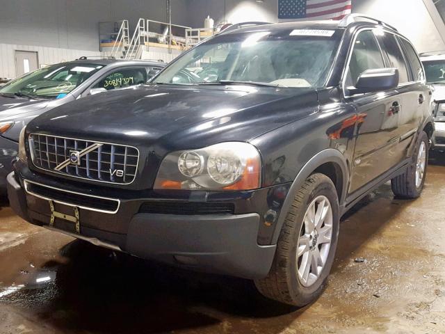 YV1CZ852651197277 - 2005 VOLVO XC90 V8 BLACK photo 2