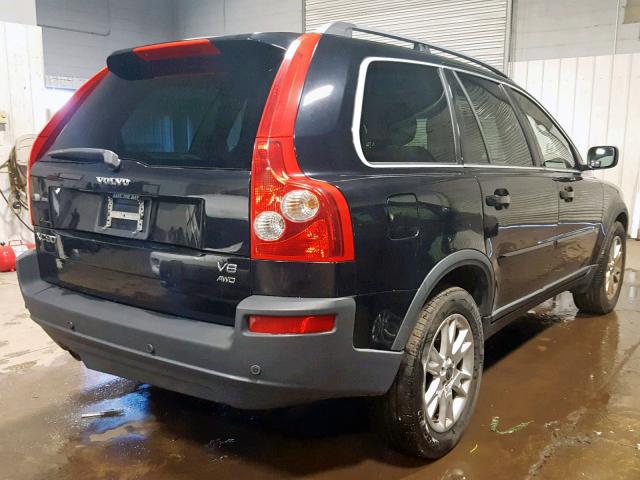 YV1CZ852651197277 - 2005 VOLVO XC90 V8 BLACK photo 4