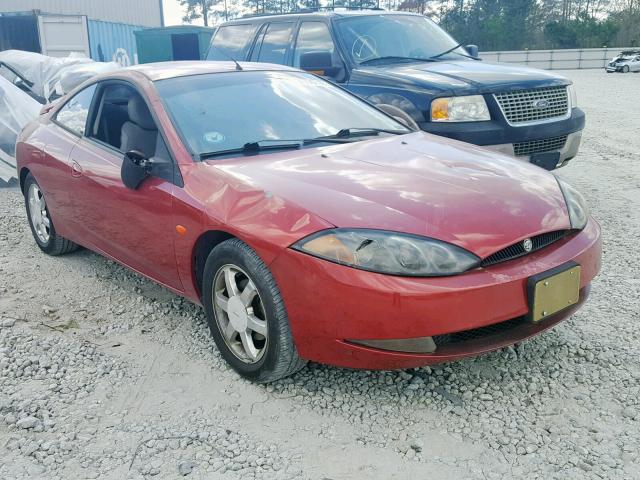 1ZWFT61L3X5662545 - 1999 MERCURY COUGAR V6 BURGUNDY photo 1