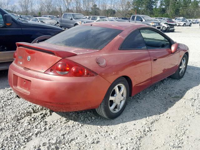 1ZWFT61L3X5662545 - 1999 MERCURY COUGAR V6 BURGUNDY photo 4