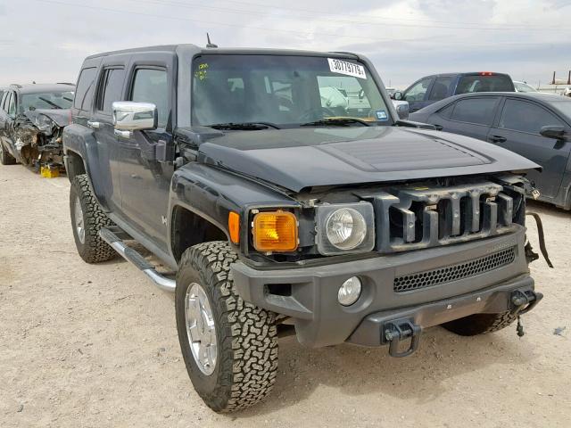 5GTDN13E978176128 - 2007 HUMMER H3 BLACK photo 1