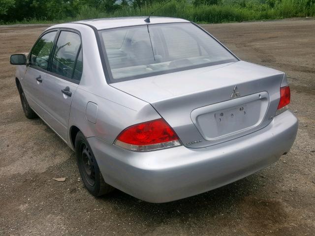 JA3AJ26E94U047816 - 2004 MITSUBISHI LANCER ES SILVER photo 3