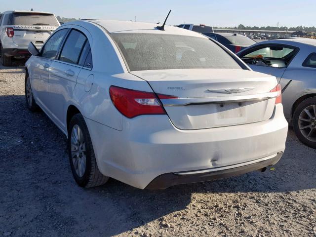 1C3CCBAB8EN208528 - 2014 CHRYSLER 200 LX WHITE photo 3