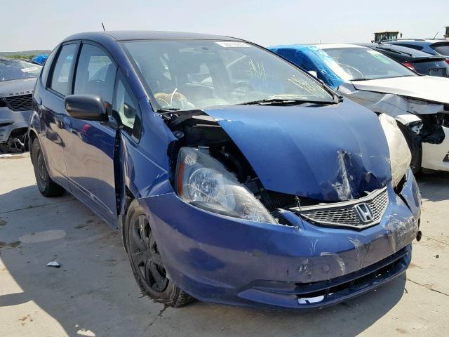 JHMGE8H22AC003078 - 2010 HONDA FIT BLUE photo 1