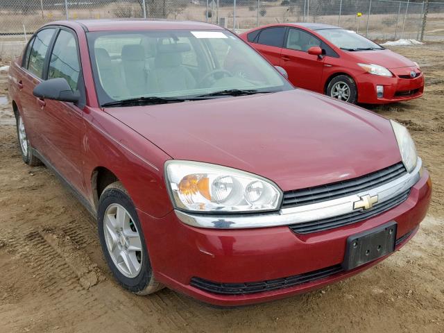 1G1ZT54855F131336 - 2005 CHEVROLET MALIBU LS 勃艮第红 照片 1