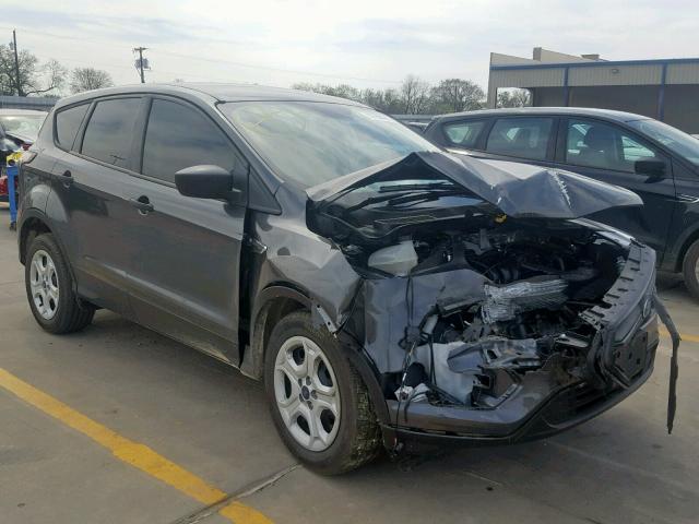 1FMCU0F75JUD20362 - 2018 FORD ESCAPE S GRAY photo 1