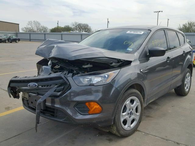 1FMCU0F75JUD20362 - 2018 FORD ESCAPE S GRAY photo 2