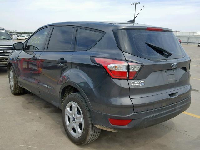 1FMCU0F75JUD20362 - 2018 FORD ESCAPE S GRAY photo 3