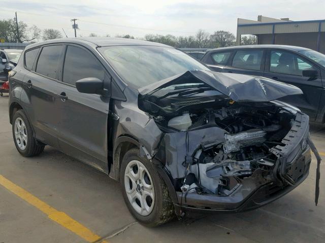 1FMCU0F75JUD20362 - 2018 FORD ESCAPE S GRAY photo 9