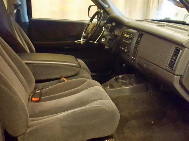 1D7HG32N64S564180 - 2004 DODGE DAKOTA SPO BLACK photo 5