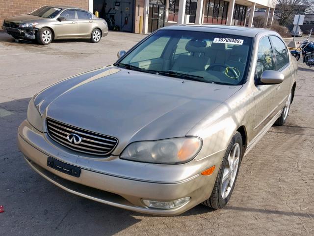 JNKDA31A92T025521 - 2002 INFINITI I35 TAN photo 2