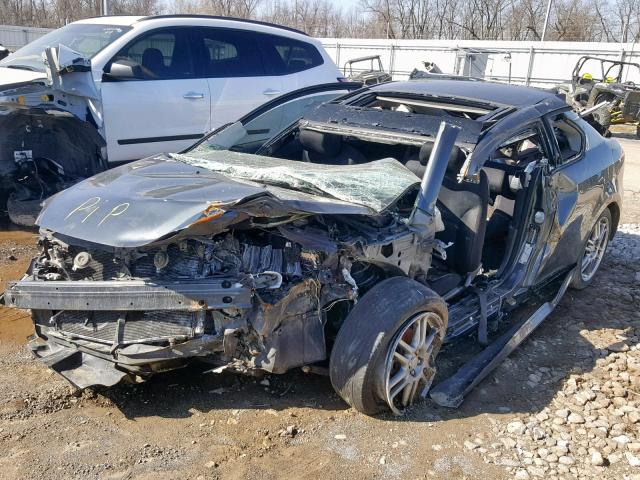 JTKDE177960141713 - 2006 TOYOTA SCION TC BLACK photo 2