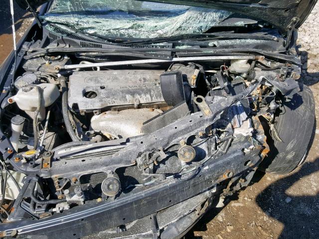 JTKDE177960141713 - 2006 TOYOTA SCION TC BLACK photo 7