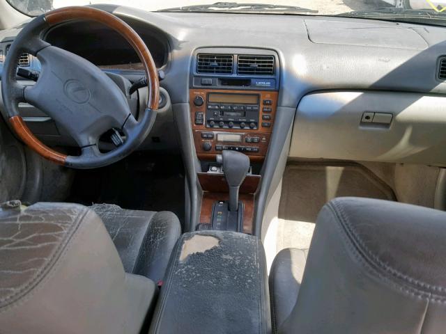 JT8BF28G510329314 - 2001 LEXUS ES 300 SILVER photo 9