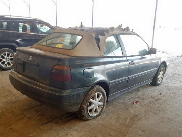 3VWBA81E4WM806585 - 1998 VOLKSWAGEN CABRIO GLS GREEN photo 4